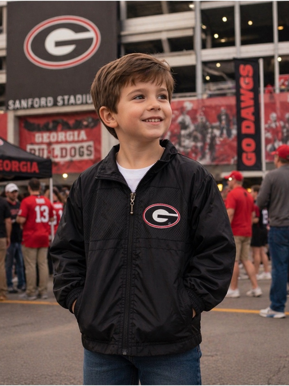 Georgia Bulldogs Kids Jacket – Size 4T 🖤❤️